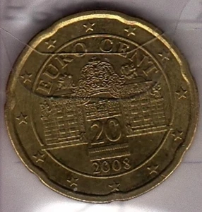 E690 Moneta Coin AUSTRIA: 20 euro cent 2008 - Picture 1 of 1