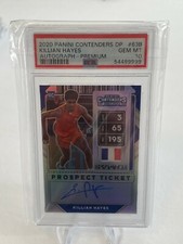 2020-21 Contenders Draft Picks KILLIAN HAYES Auto Silver Premium PSA 10 - POP 1