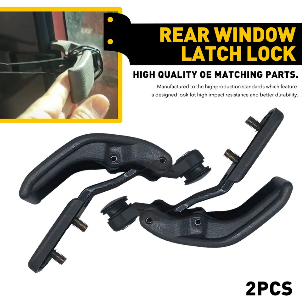 2 peças trava de janela traseira quarto trava para Toyota T100 Tacoma Hilux 1989-2000 - Imagem 1 de 4