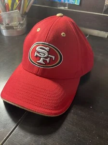 Vintage San Francisco 49ers Mütze Adjust Cap Kinder Rot Gold NFL Football Freizeit - Bild 1 von 6