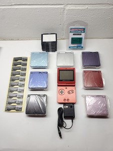 Nintendo Game Boy Advance SP Choose color Black Blue Silver Refurbish KIT DIY