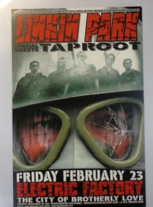 Linkin Park & Taproot Concert Poster Philadelphia 11" X 17" ORIGINAL ! - Picture 1 of 1