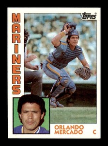 1984 Topps Orlando Mercado #314 Rookie RC Seattle Mariners