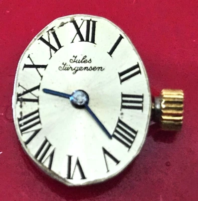 MOVIMENTO DE RELÓGIO SUÍÇO VINTAGE~JULES JURGENSEN~4J quartzo - Imagem 1 de 2