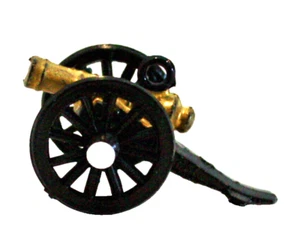Toy Cannon Miniature Hand Painted Antimony Cannon Vintage 1 Inch - Picture 1 of 5