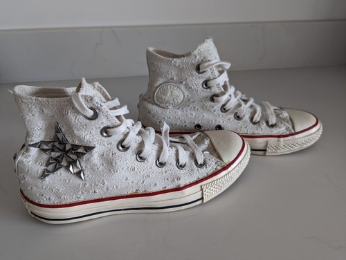 converse taglia 4 CT Hi Egret borchie edizione limitata super cool rare retrò