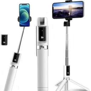 Telescopic Selfie Stick Bluetooth Tripod Monopod Phone Holder for iPhone Samsung - Picture 1 of 4