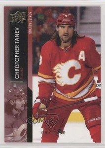 2021-22 Upper Deck Series 2 UD Exclusives /100 Chris Tanev Christopher #280