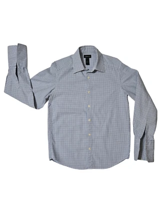 Claiborne Men's Long Sleeve Button Up Medium French Cuffs Dress Shirt - Image 1 of 4