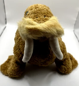 Sea World Walrus Brown Tusks Plush Soft Toy Stuffed Animal 16" - Picture 1 of 4