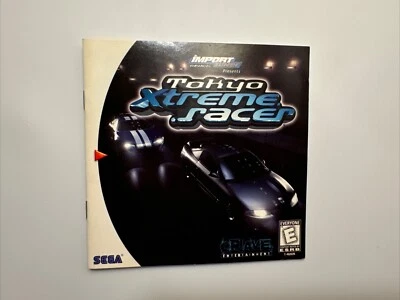 Tokyo Xtreme Racer 1 Manual Only NO GAME Sega Dreamcast Instruction Extreme B-3 - Image 1 of 3