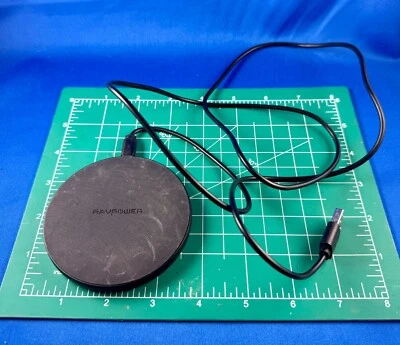 Cargador Inalámbrico RAVPower Estándar QI Almohadilla de Carga Inalámbrica 10W Almohadilla Rápida  Foto 1 de 4