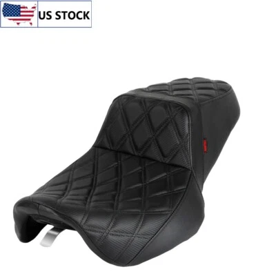Full Set Diamond Seat Rider Passenger For Harley Road King Classic / EFI FLHRCI  - Image 1 of 4