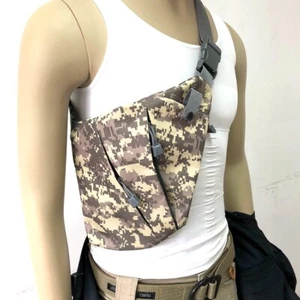 Pinpointer Metal Detector Carrying Bag Flashlight Camo Tactics Pockets Chest Bag - Picture 1 of 15