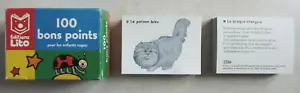 Boîte de 100 bons points pour les enfants sages Chiens et Chats Lito 1999 - Imagen 1 de 9