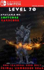 Diablo 3 Nintendo Switch - Esencia Primitiva No Sagrada Totalmente SIN MODIFICAR - 13 Piezas - Imagen 1 de 5
