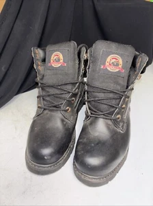 BRAHMA Steel Toe Gus Work Boots 9.5 W Safety Leather upper - See Pics - Picture 1 of 5