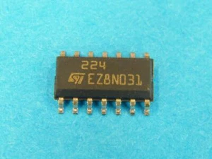 CONF. 10PZ LM224D QUAD OPERATIONAL AMPLIFIER SO14 - Picture 1 of 1