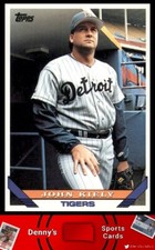 1993 Topps #107 John Kiely Detroit Tigers Baseball Card