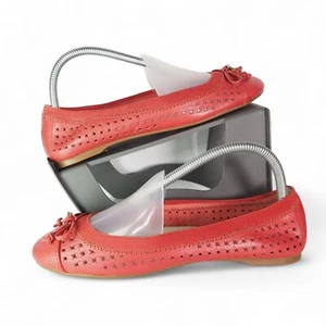 Sperry Top-Sider Elise Perforated Ballet Flats Salmon Pink STS93221 Women's 8M - Picture 1 of 22