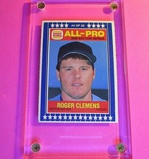 1987 Burger King MSA All-Pro 2nd Series #4 Roger Clemens, Red Sox Rare