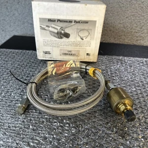 Auto Meter 5282 Fuel Pressure Isolator Kit with 4ft. #4 Braided Stainless Line - Bild 1 von 10