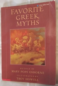 Scholastic"Favorite Greek Myths"by Mary Pope Osborne, Illustrated by Troy Howell - Imagen 1 de 3