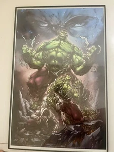 Incredible Hulk Paolo Pantalena Print Framed - Bild 1 von 3