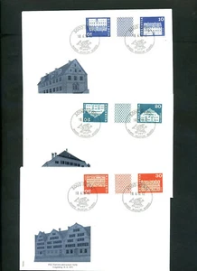 Suiza campo de concentración 27, 28, 29 por FDC del 18.6.1970 #m583 - Imagen 1 de 1