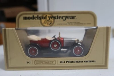 1914 Prince Henry Vauxhall 1978 Matchbox Models Of Yesteryear Y-2 47:1 Scale - Image 1 of 4