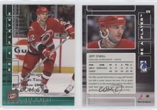 2001 ITG Be A Player Memorabilia Emerald Chicago Sun-Times Nov /10 Jeff O'Neill