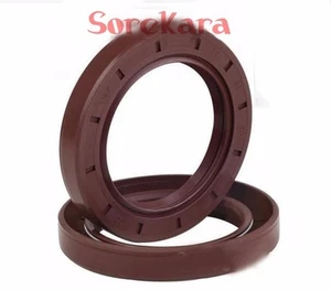 Viton 25mm Rotary Shaft seal Double Lip TC with spring for Crankshaft - Picture 1 of 1