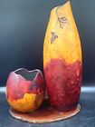 Shelley Rogers Fletcher Gourd Art Vases Signed And Numbered 3798
