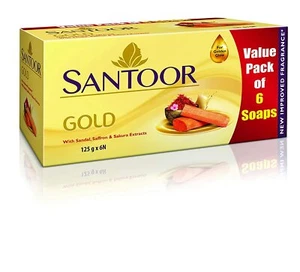 Santoor Total Skin Care Soaps 125g Pack of 6 us - Picture 1 of 13