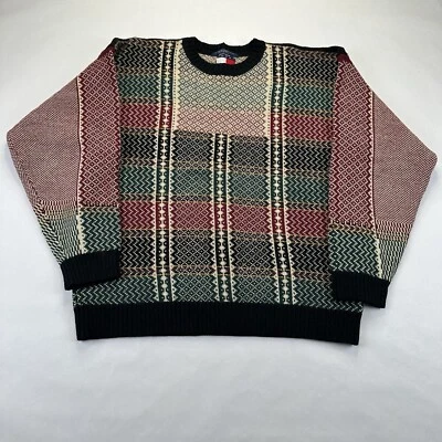 VTG Tommy Hilfiger 90s Christmas Nordic Sweater Pullover Wool Blend Mens Size XL - Image 1 of 4