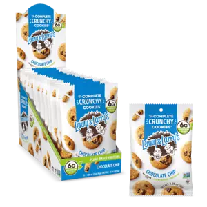 Lenny & Larry's The Complete Crunchy Cookies, Chocolate Chip, 1.25 oz, 12 Ct - Picture 1 of 6