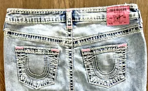 Gorgeous Womens TRUE RELIGION JEANIE SUPER T MidRise Super Skinny Jeans 32 x 29 - Picture 1 of 10
