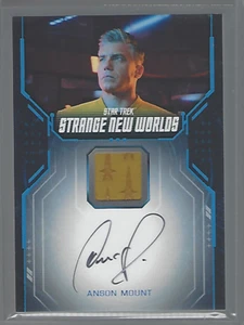 Star Trek Strange New Worlds Season 2 Anson Mount Relic autograph - Picture 1 of 1