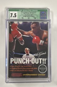 NES Mike Tyson&rsquo;s Punch Out!! CGC Graded 7.5 USED/Complete - FRD