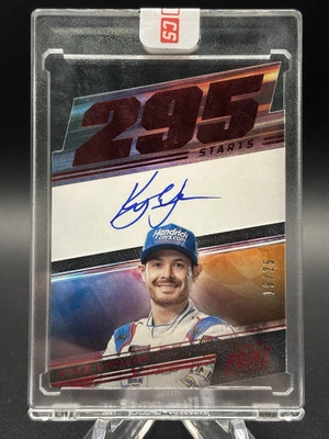 2023 Prime Racing Kyle Larson RED /25 Prime Numbers ON CARD AUTO #PNS-KLA - Image 1 of 2