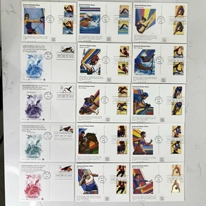 15 First Day of Issue Postal Covers Historic FDC 1996-98 Culture Lot #37 - Picture 1 of 9