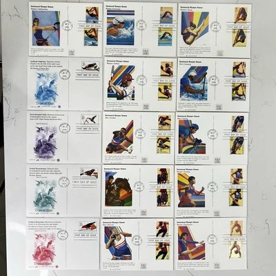 15 First Day of Issue Postal Covers Historic FDC 1996-98 Culture Lot #37 - Image 1 of 4