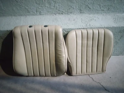 Cubierta de asiento delantero original OEM MERCEDES-BENZ W201 190 BEIGE CREMA SOLO para 84-89 Foto 1 de 4