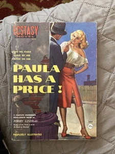 Sleaze gga digest Vintage Pb, Paula Has A Price! by Lindsay Ecstasy 2, 1949, SVG - Picture 1 of 6