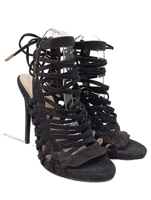 JUSTFAB Sandales à talon haut Dames Sandales à talons hauts T EU 41 noir - Photo 1/4