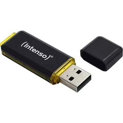 Intenso High Speed Line Clé USB 64 GB noir, jaune 3537490 USB 3.1 (2è gén.) - Photo 1/3