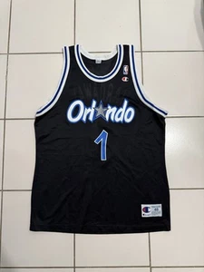 Vintage Orlando Magic Jersey Mens 48 90s Champion Penny Hardaway Jersey - Picture 1 of 4