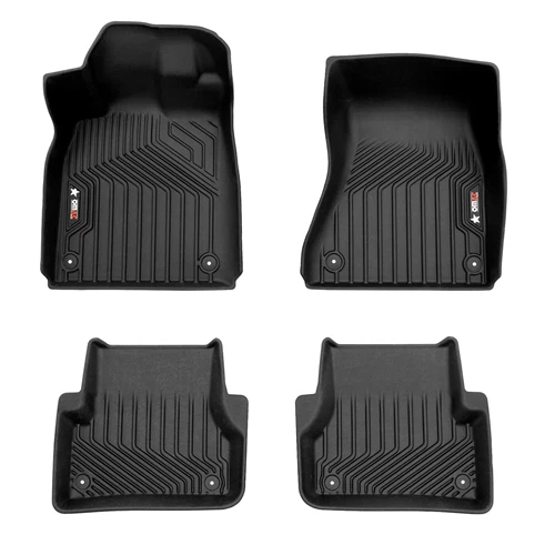 OMAC Premium Floor Mats Liners For Audi A6 S6 2012-2018 Front 2Pcs Foto 1 de 1