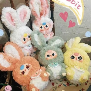 Authentisches Baby drei Jahre alt Lily Rabbit Town Serie Plüschpuppe Schlüsselanhänger klein - Bild 1 von 14