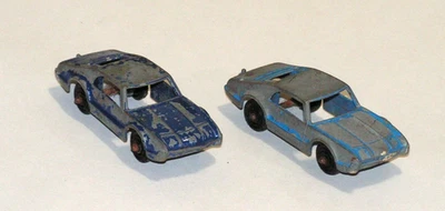 批量 2 件 复古 Tootsie 玩具 Oldsmobile Toronado 压铸汽车玩具 美国芝加哥 — 第 1/4 张图片